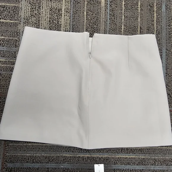 Reformation Silver Mini Pencil Skirt Cocktail - Picture 11 of 11